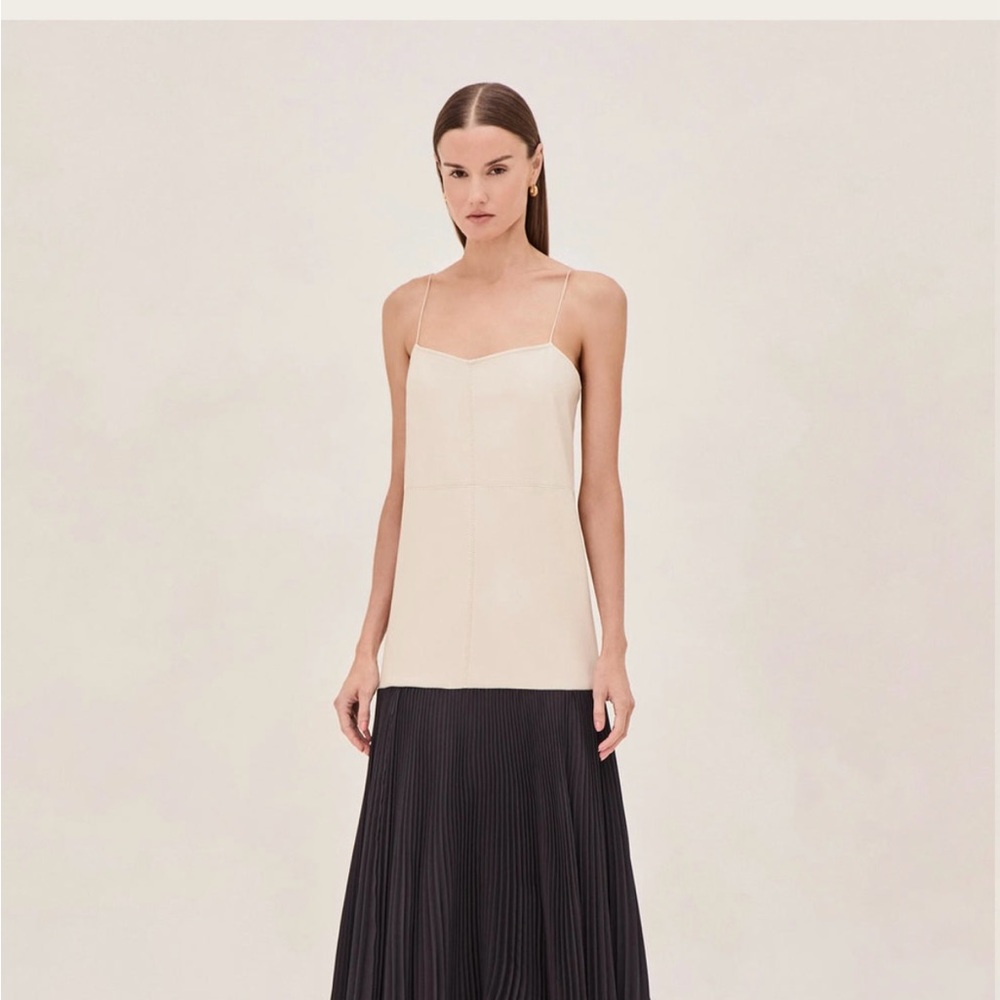 Elegant Cream and Black Dress
